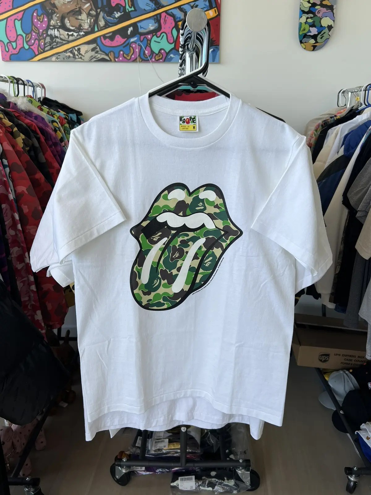 Bape Bape x Rolling Stones Tee Grailed