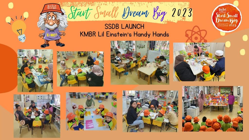 SSDB LAUNCH KMBR Lil Einstein’s Handy Hands Start Small Dream Big