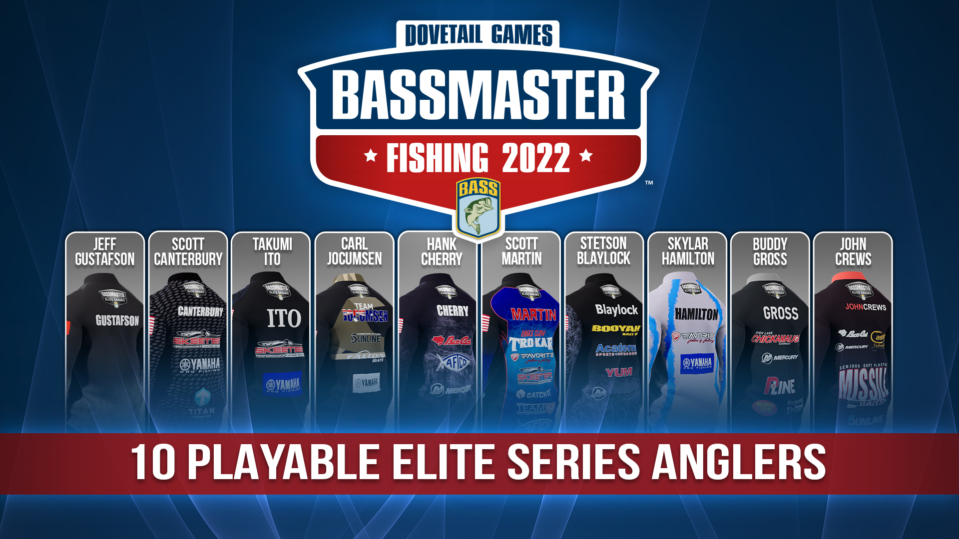The Official Pro Angler Team in Bassmaster® Fishing 2022!