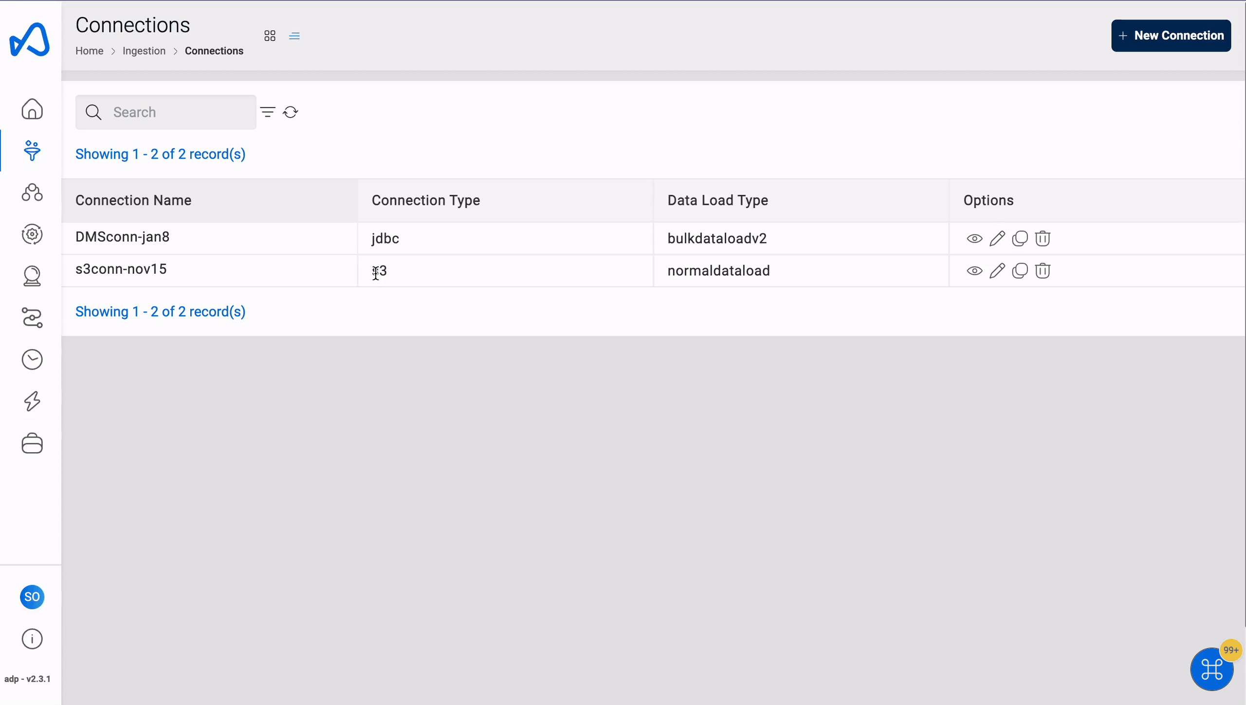 S3 Connections Amorphic Docs