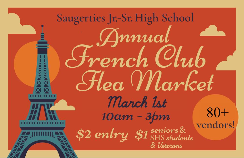 Annual Saugerties High School French Club Flea Market B95.5