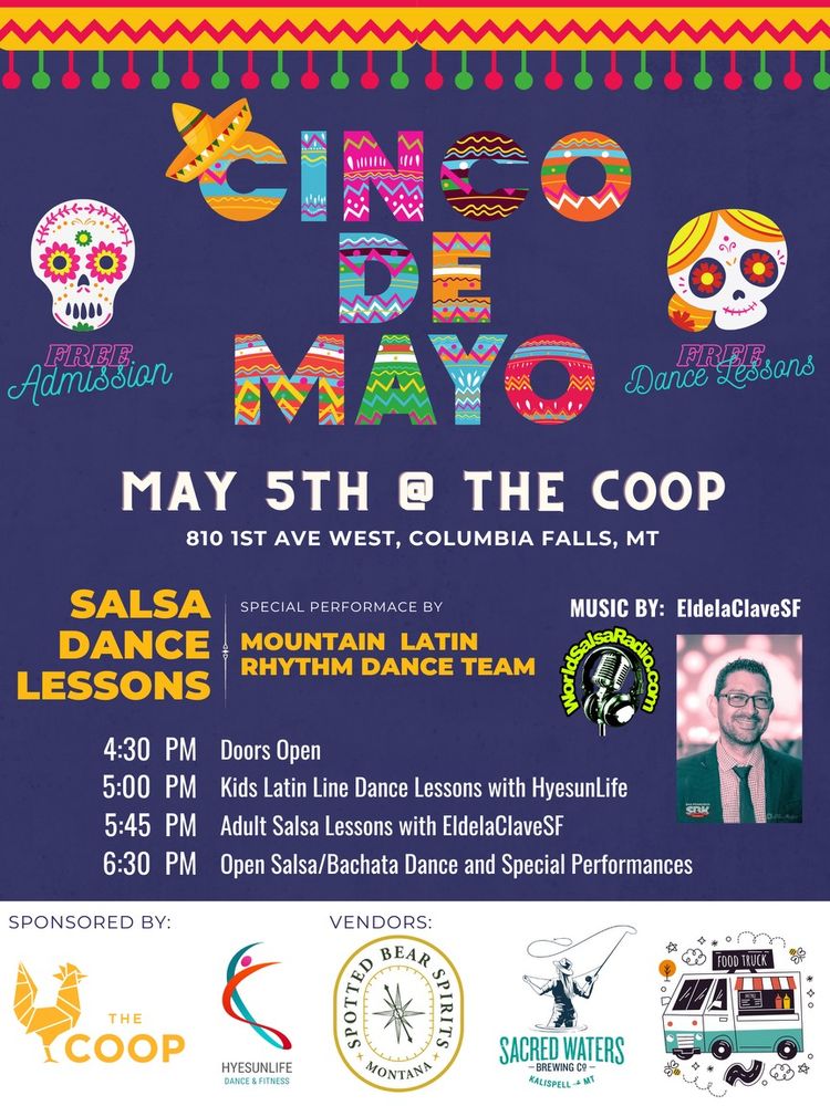 Cinco De Mayo Latin Dance & Music Festivities at the Coop! The River