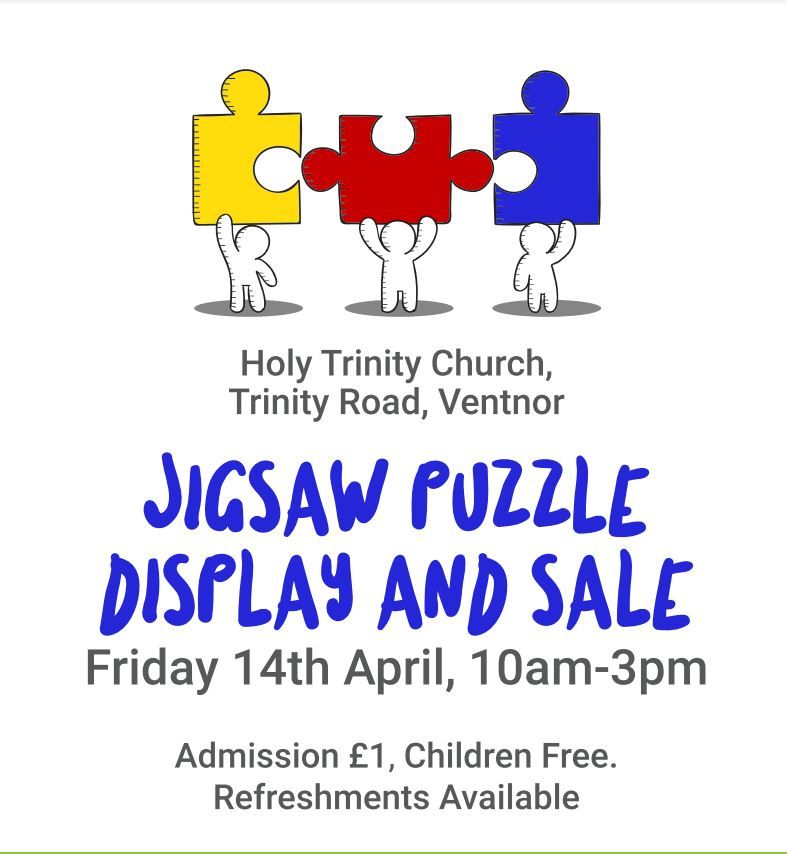 Jigsaw Display & Sale at Holy Trinity Church Ventnor Isle of Wight Radio