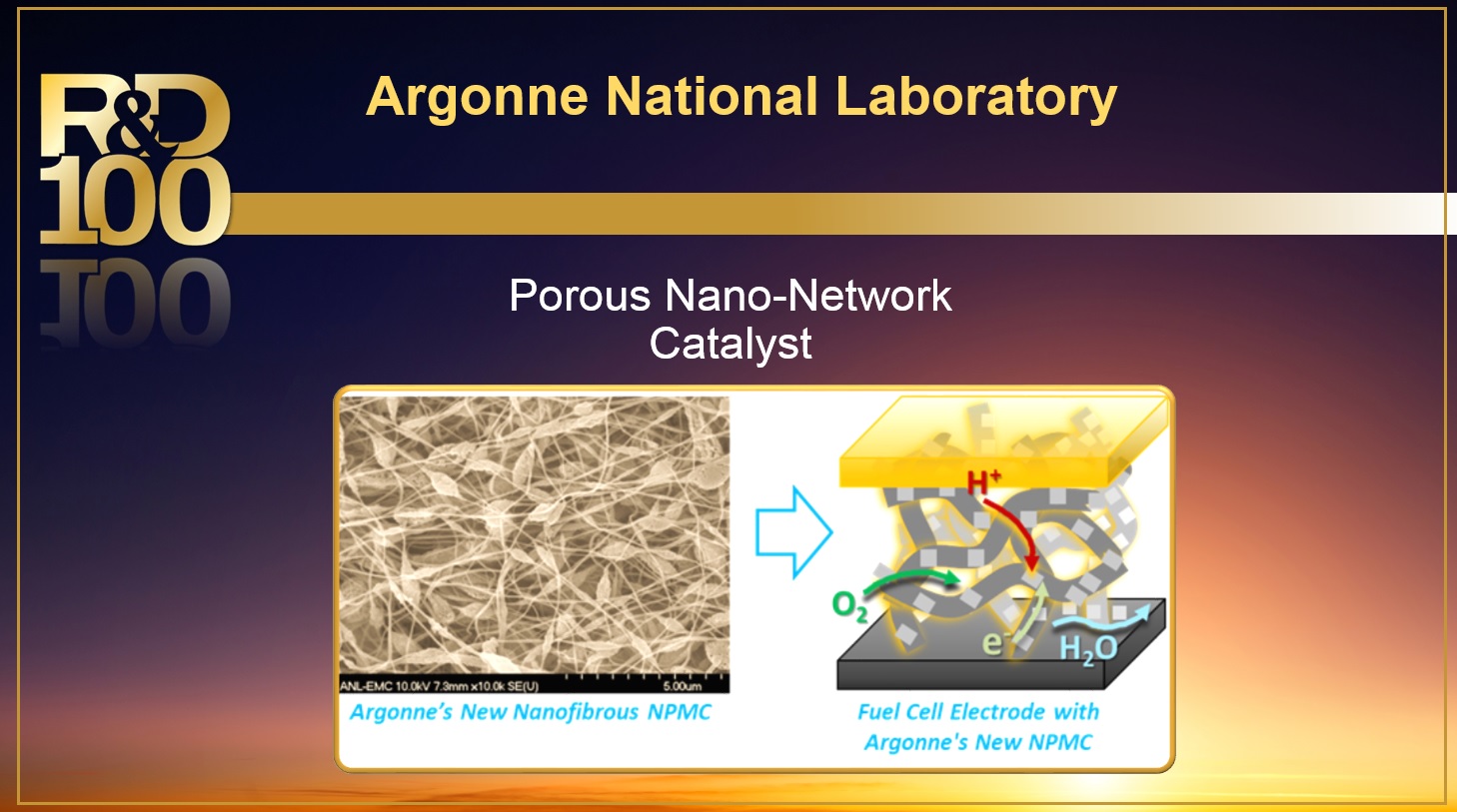 Featured R&D 100 Award Winner Porous Catalyst Research