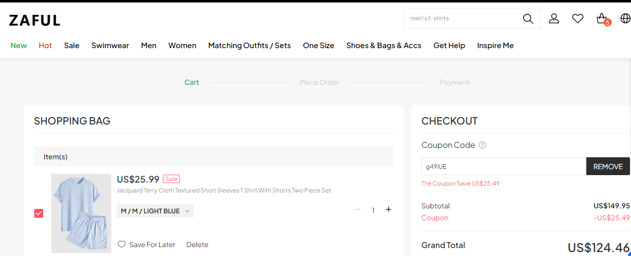 Zaful Coupon Codes 22 to 60 off in August 2024