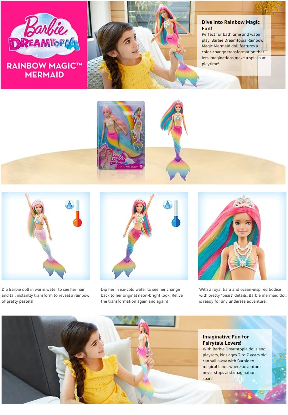 Barbie Barbie Color Change Mermaid edamama