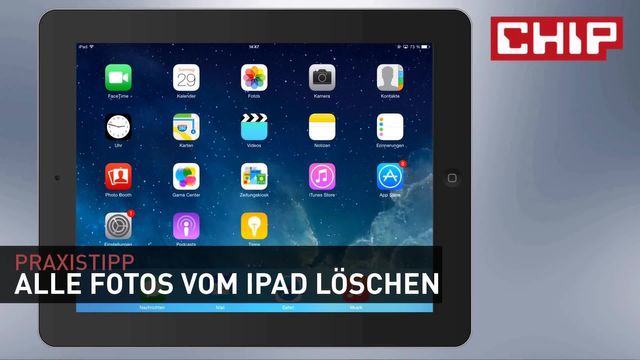 Alle Fotos vom iPad löschen CHIP