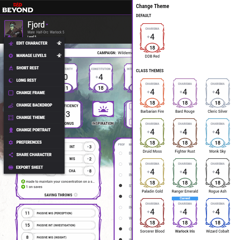Character Sheet Revamp Changelog D&D Beyond
