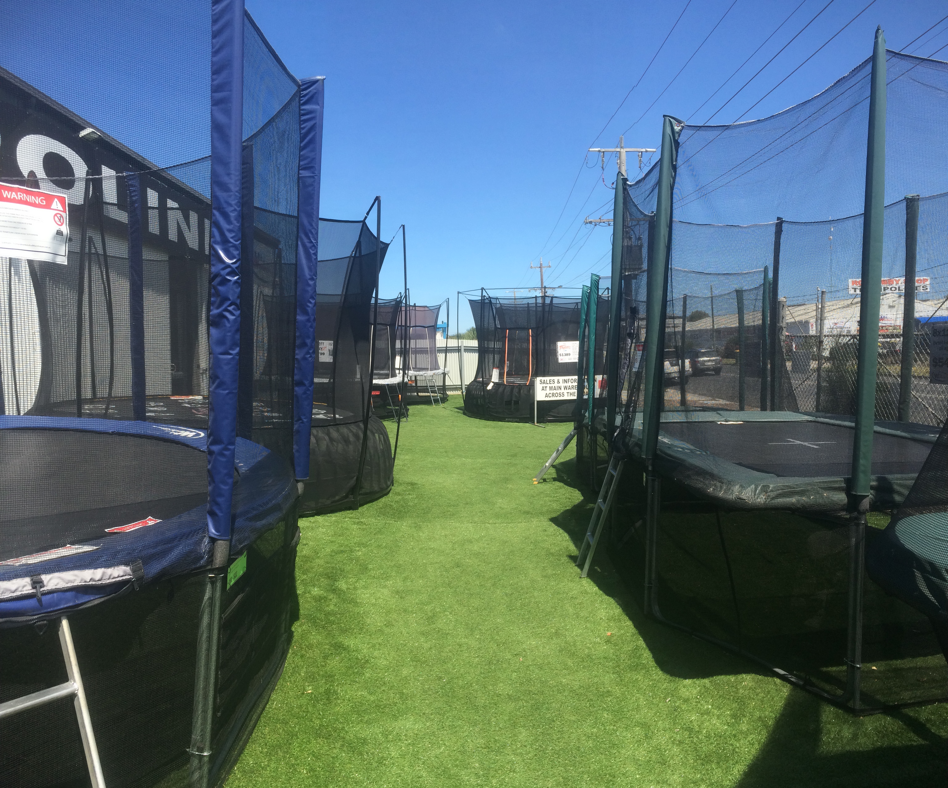 Trampoline  and Warehouse Australia Outdoor Trampolines in