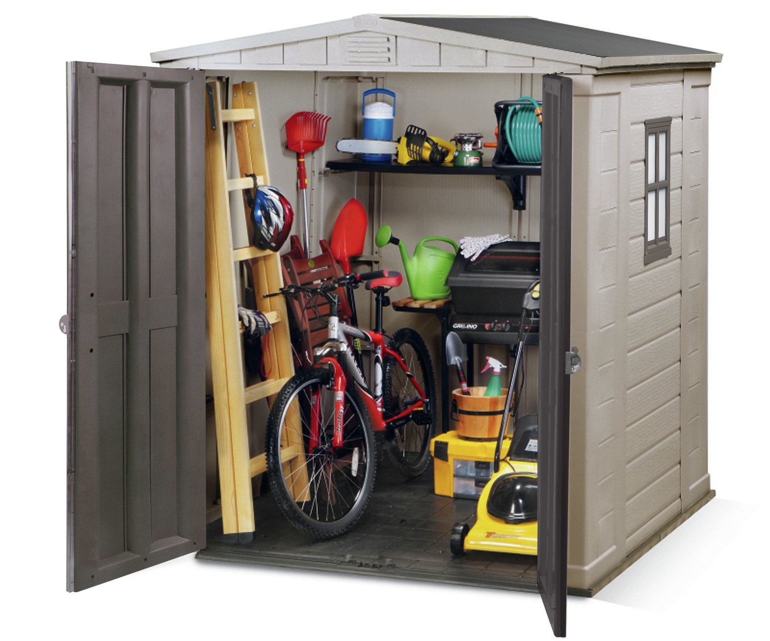 Keter Apex Plastic Garden Shed 6 x 6ft at Argos Reviews