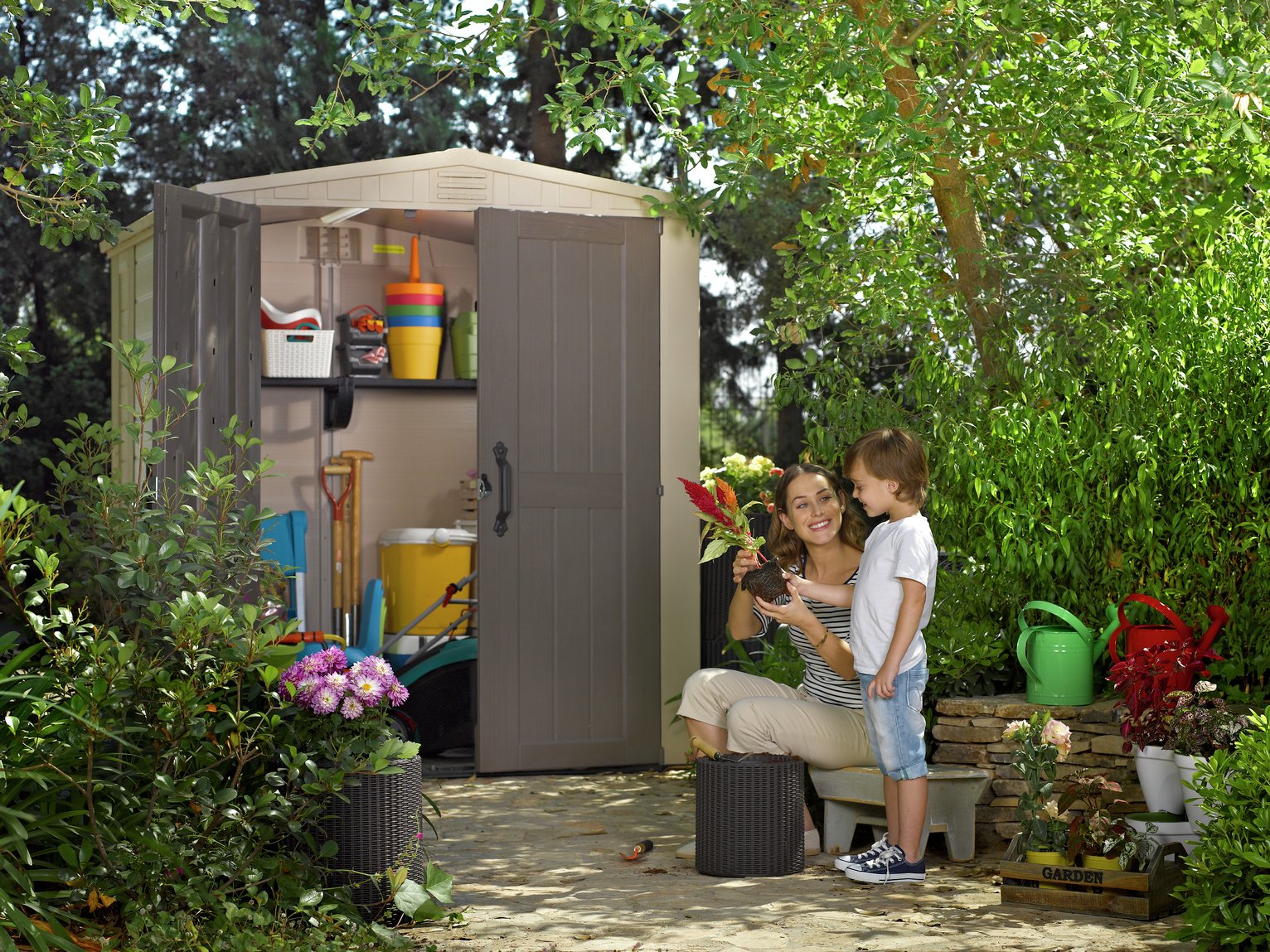 Keter Apex Plastic Garden Shed 6 x 6ft at Argos Reviews