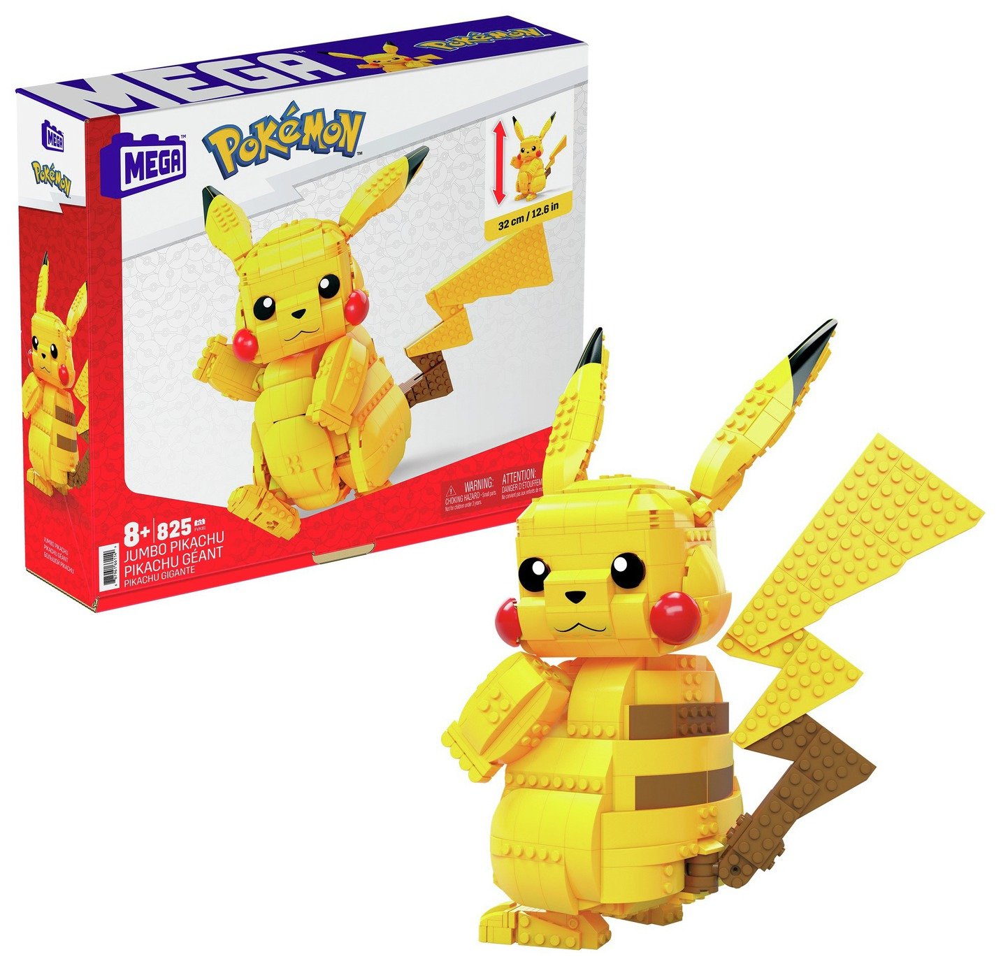 Mega Pokémon Jumbo Pikachu Building Set. Review Toy Reviews