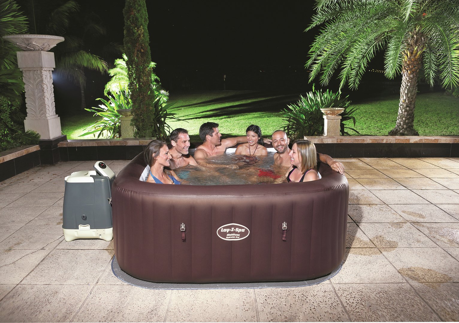 LayZSpa Maldives 57 Person HydroJet Pro Hot Tub (1237308) Argos