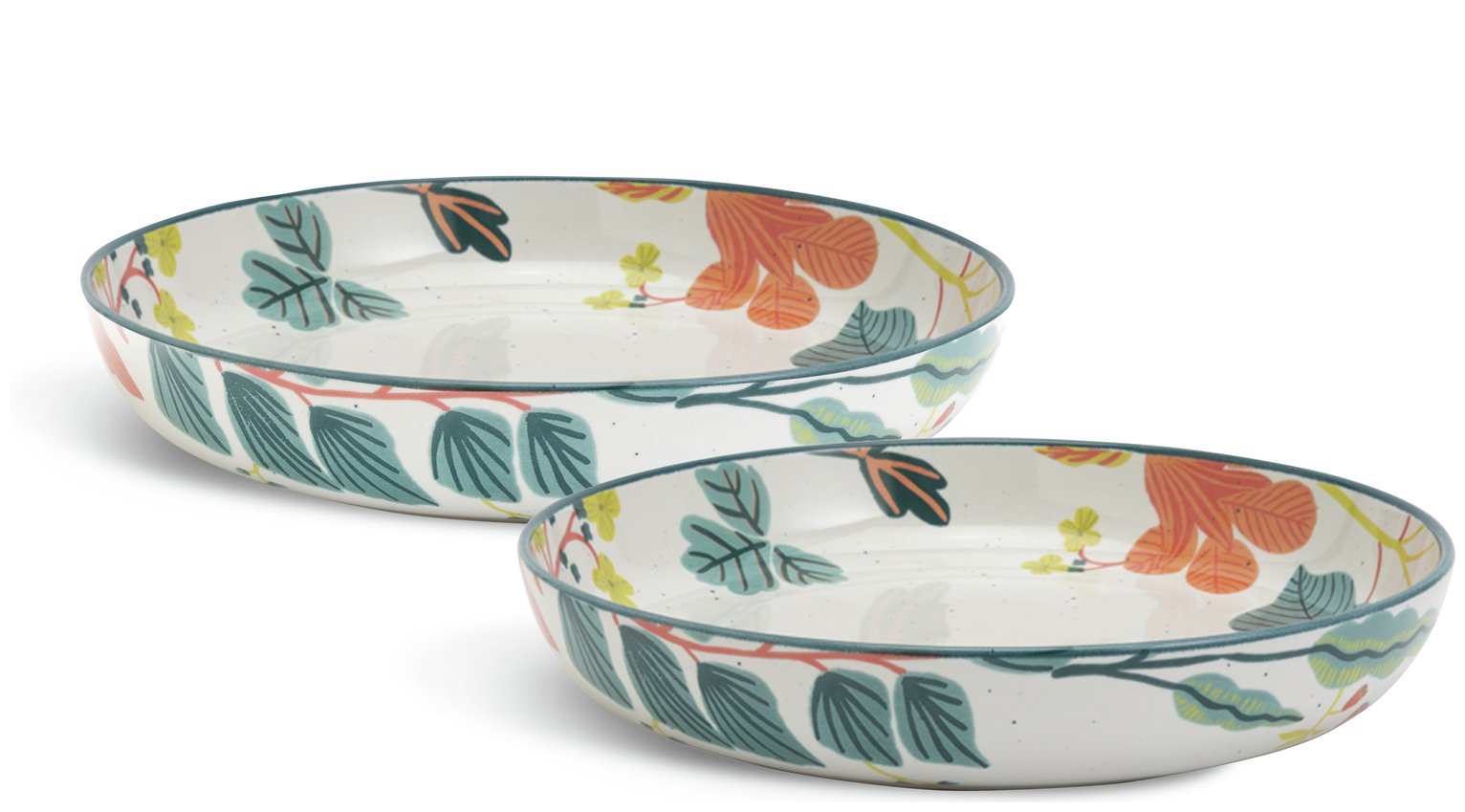 Habitat x Kew 2 Piece Ceramic Pasta Bowls (1300620) Argos Price