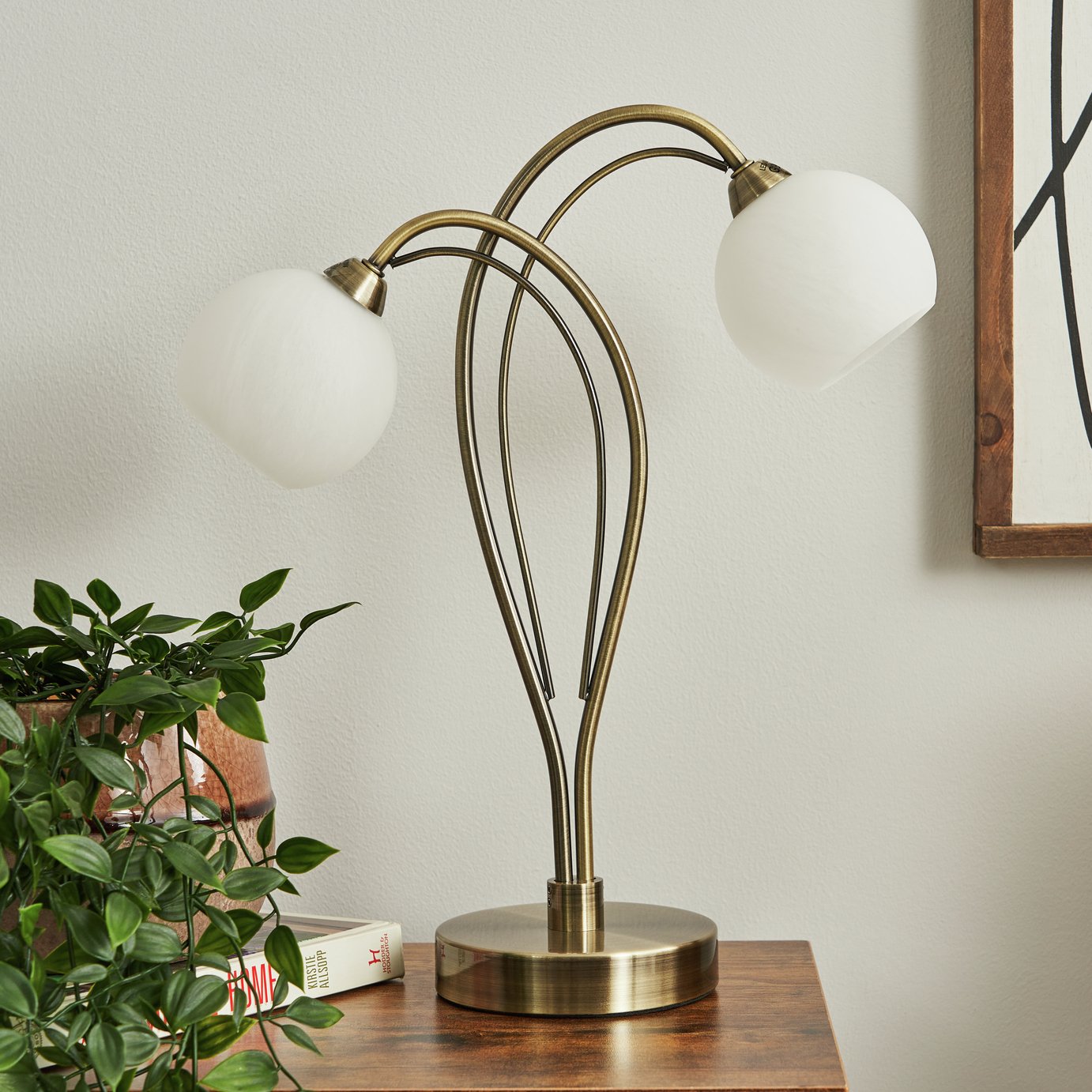 BHS Acacia Table Lamp Brass (1305704) Argos Price Tracker