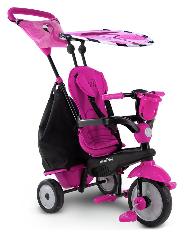 SmarTrike Safari Premium 4in1 Toddler Trike Pink (1406294) Argos