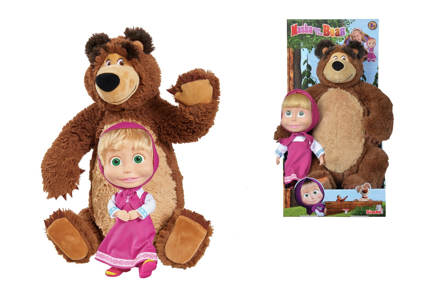 Masha and the Bear Big Bear and Big Doll Soft Toy Reviews Updated