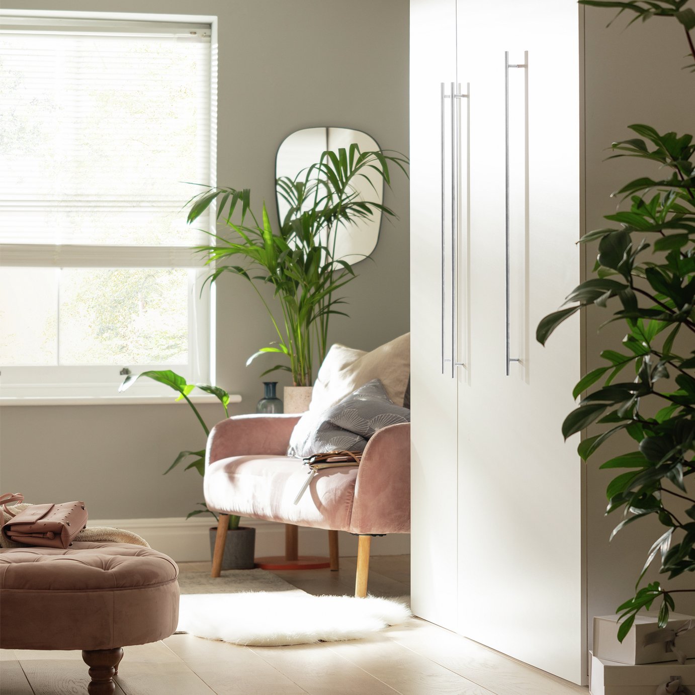 Buy Hygena Atlas 3 Door Tall Wardrobe White Wardrobes Argos