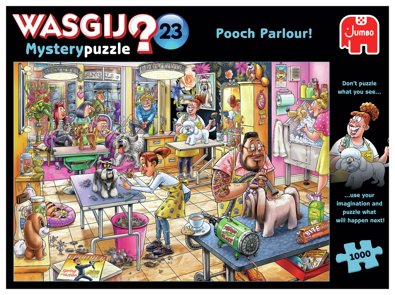 Wasgij Mystery 23 Pooch Parlour 1000 Piece Jigsaw Puzzle (1771125