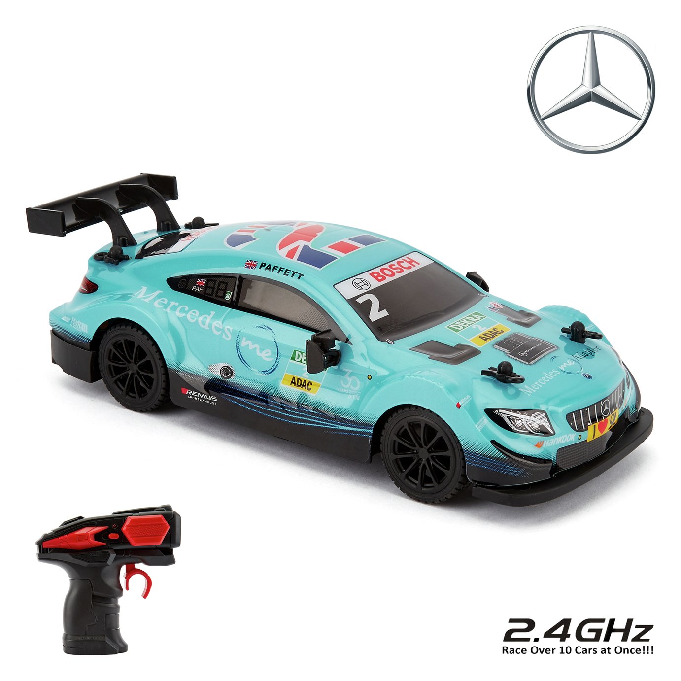 CMJ RC Cars 124 Scale Radio Controlled Mercedes Blue (1978234