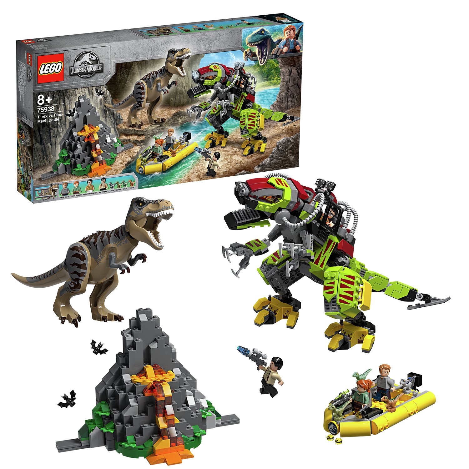 LEGO Jurassic World T. Rex vs DinoMech Battle Set 75938 (2006253) Argos Price Tracker
