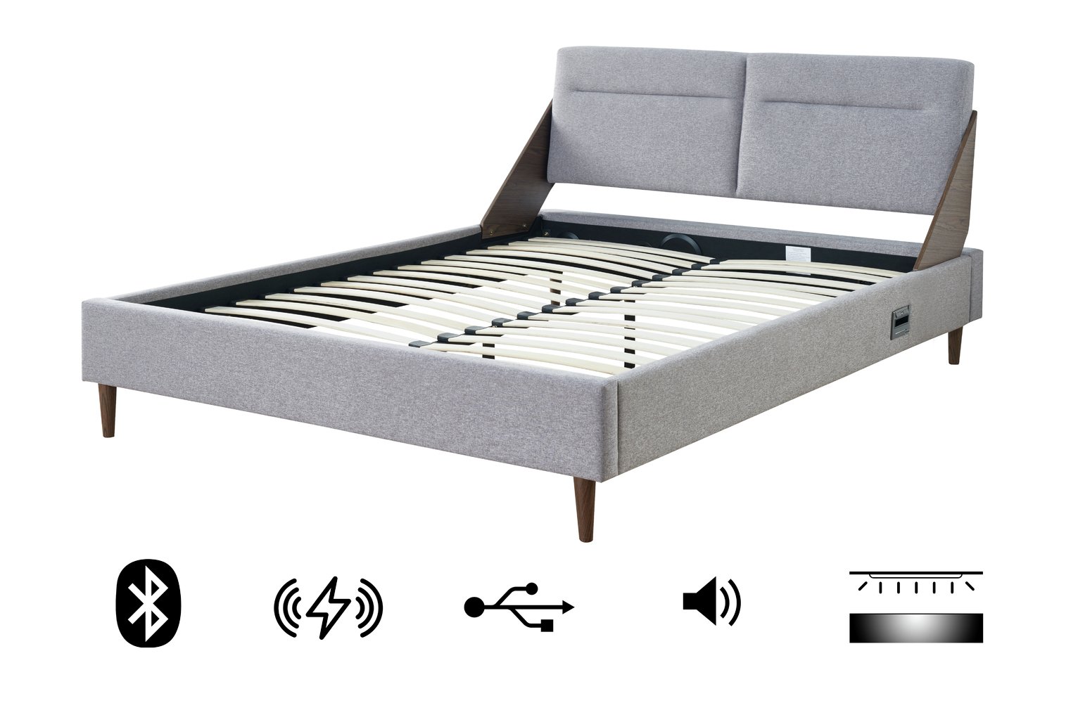 Koble Reclina wireless charging Bluetooth Double Bed Frame (2009243