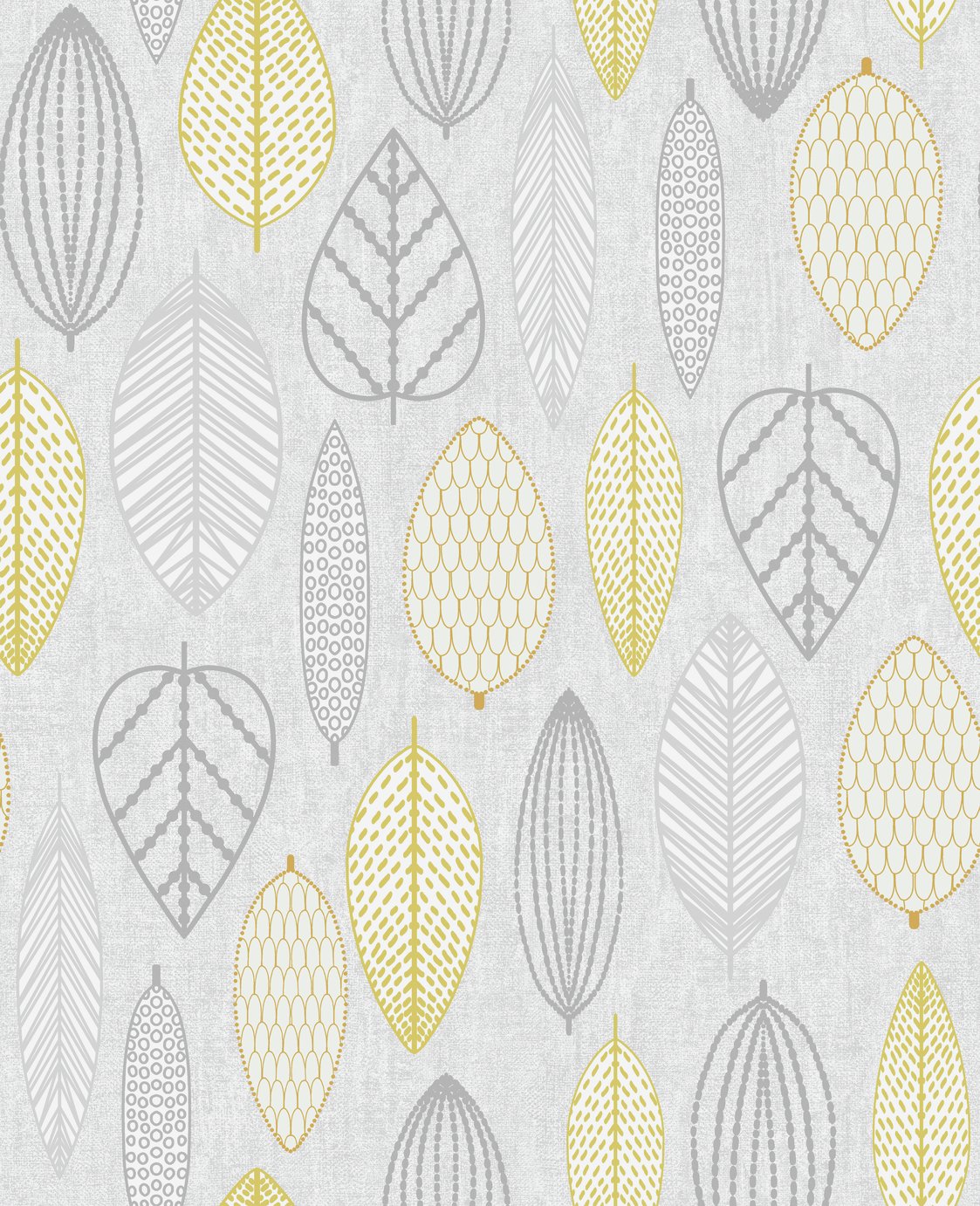 Superfresco Easy Scandi Leaf Yellow Wallpaper (2017534) Argos Price