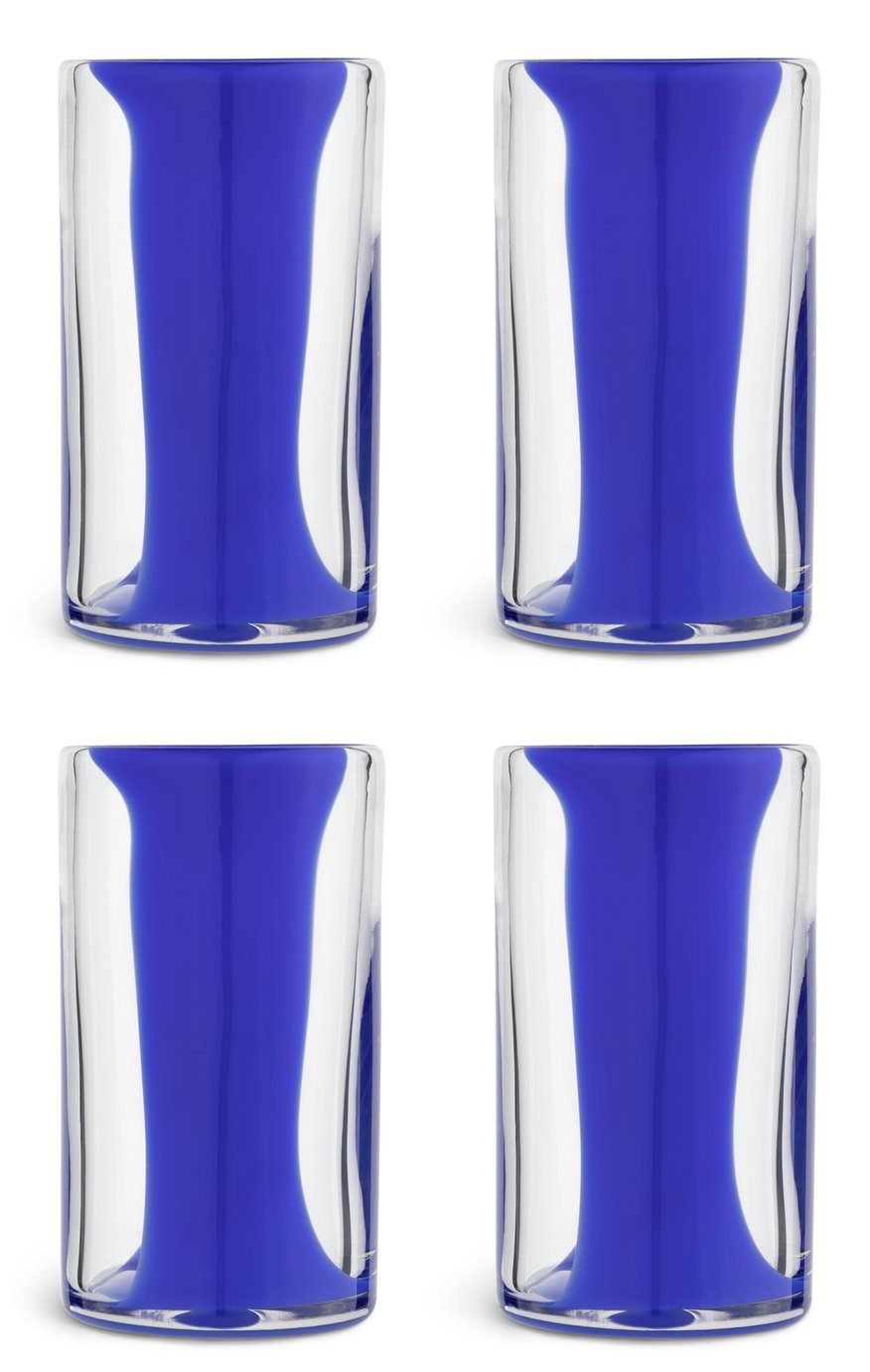 Habitat Art Glass Set of 4 Hi Ball Glasses (2065256) Argos Price