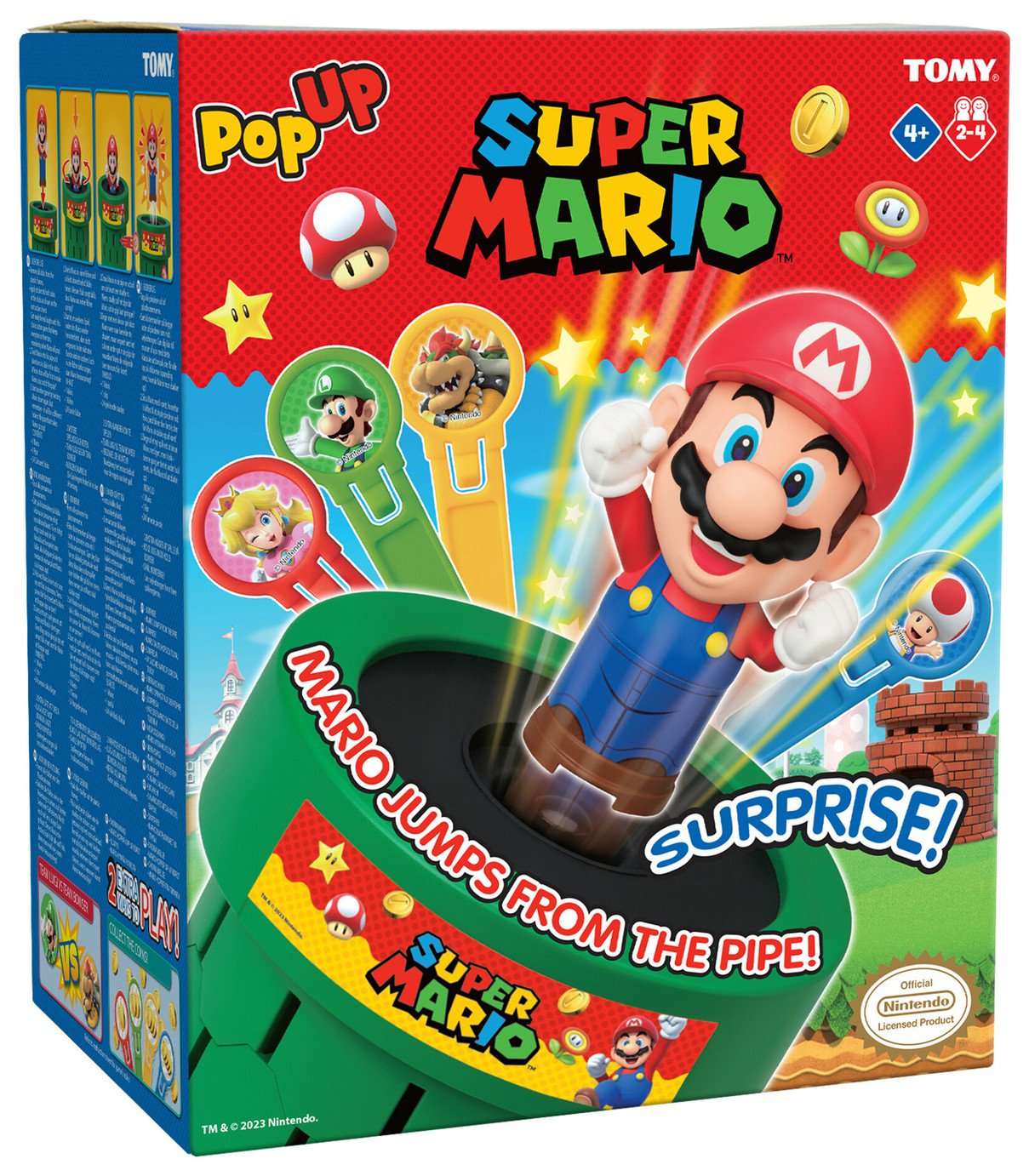 Super Mario Pop Up Mario Game Review Toy Reviews