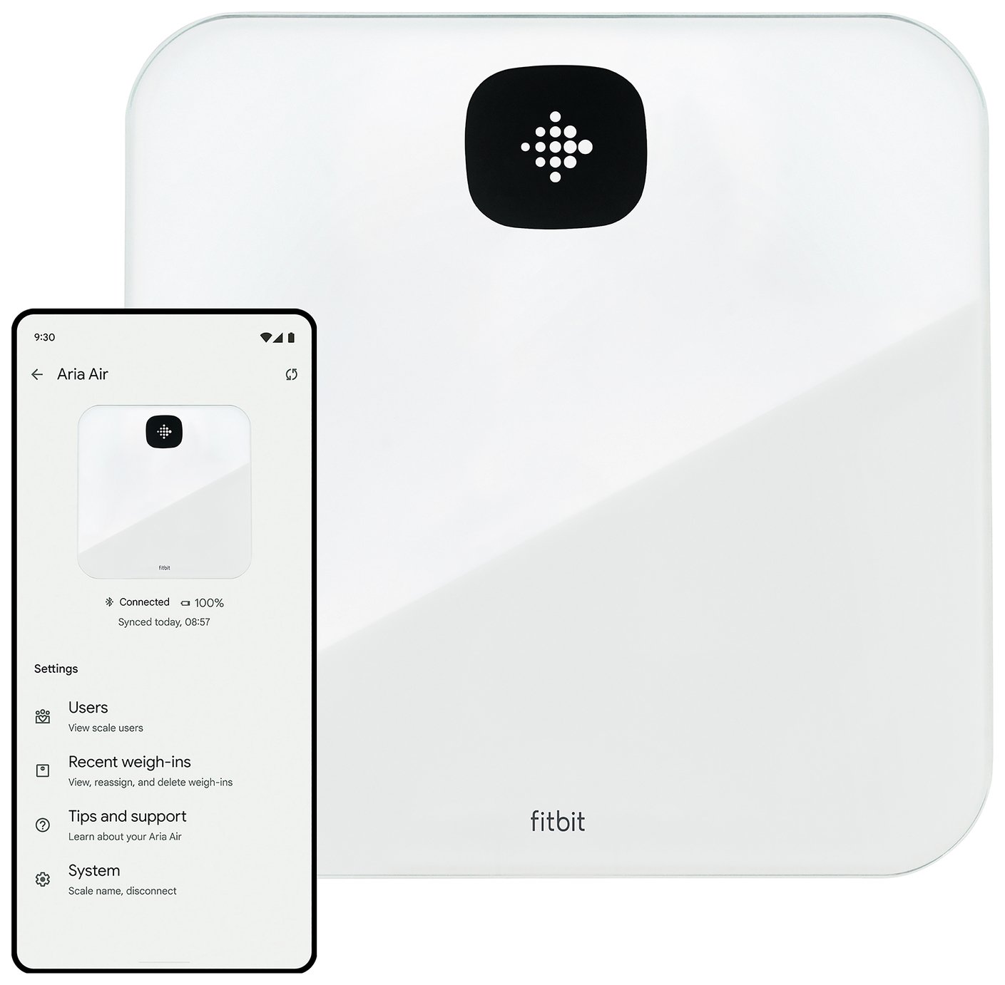 Fitbit Aria Air Smart Bathroom Scales White (2154019) Argos Price