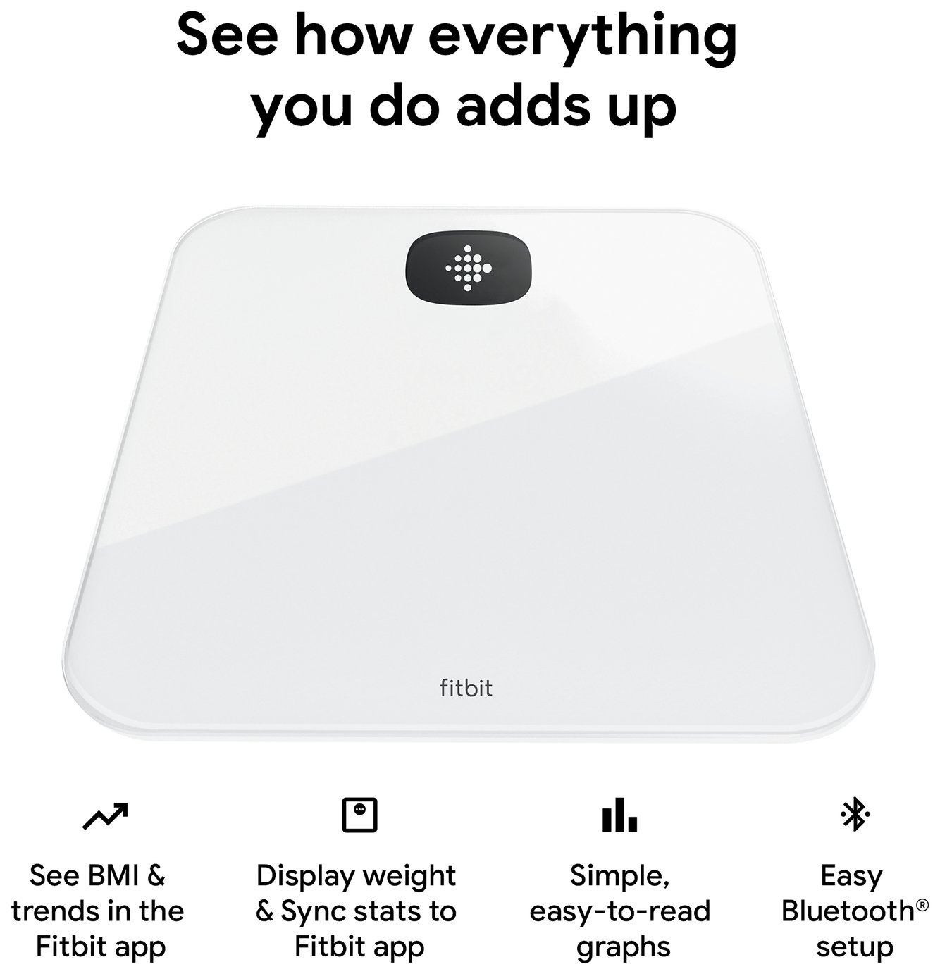 Fitbit Aria Air Smart Bathroom Scales White (2154019) Argos Price