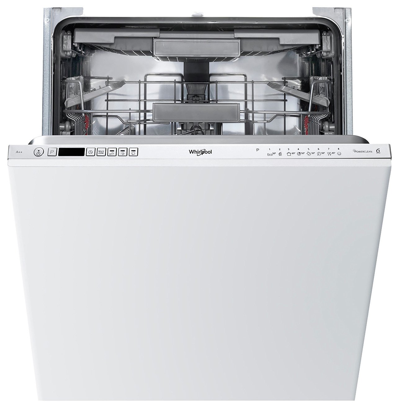 Whirlpool WIC3C23PEF Full Size Integrated Dishwasher White (2254940
