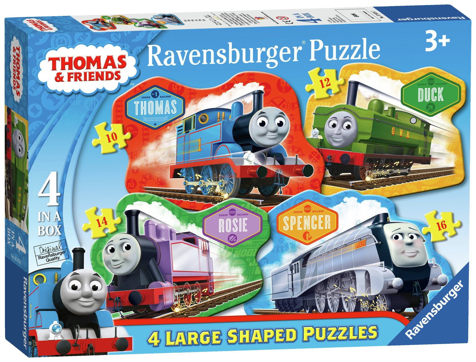 Ravensburger Thomas & Friends Large 4 Shaped Jigsaw Puzzles (2274281