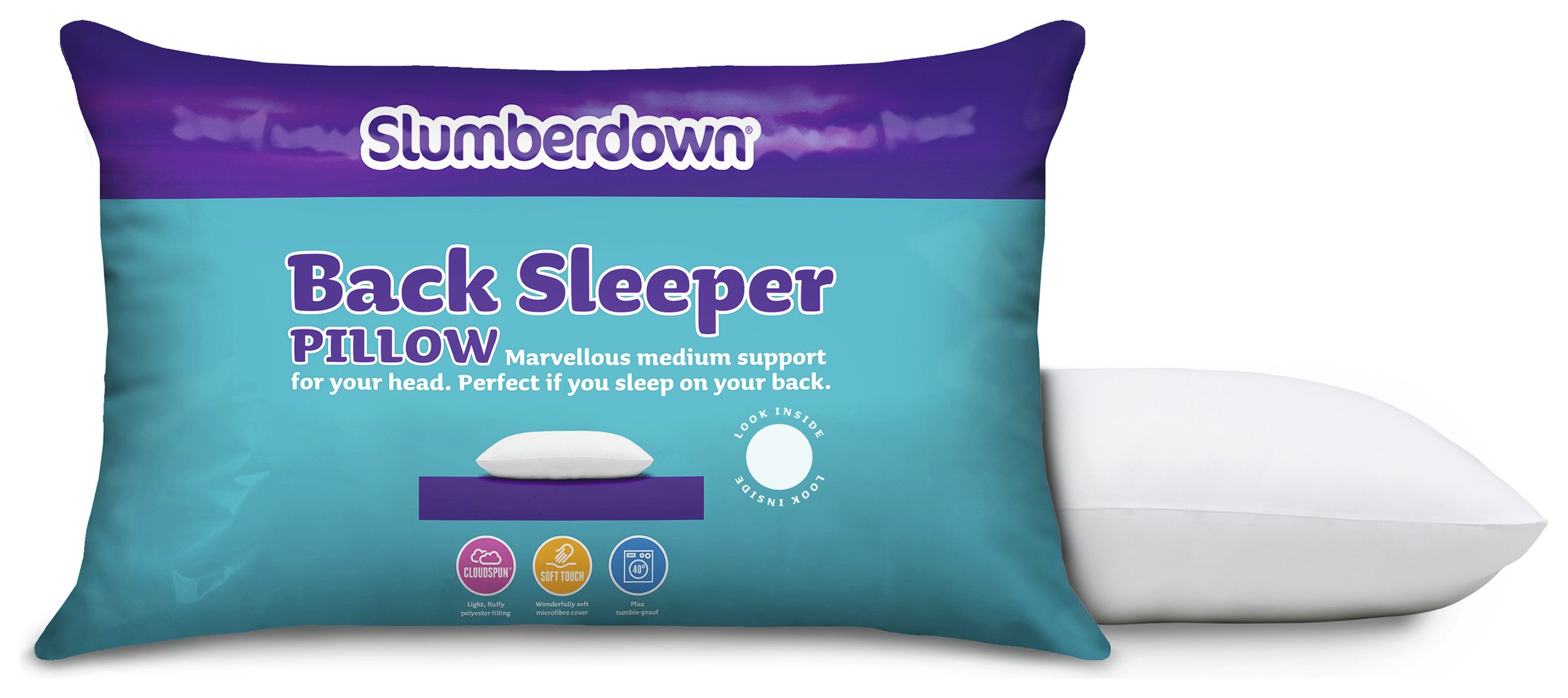Slumberdown Back Sleeper Pillow Review