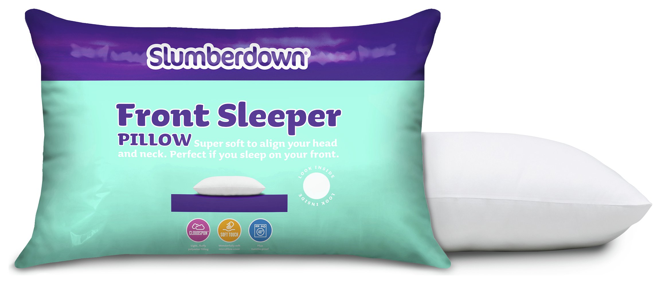 Slumberdown Front Sleeper Pillow Review