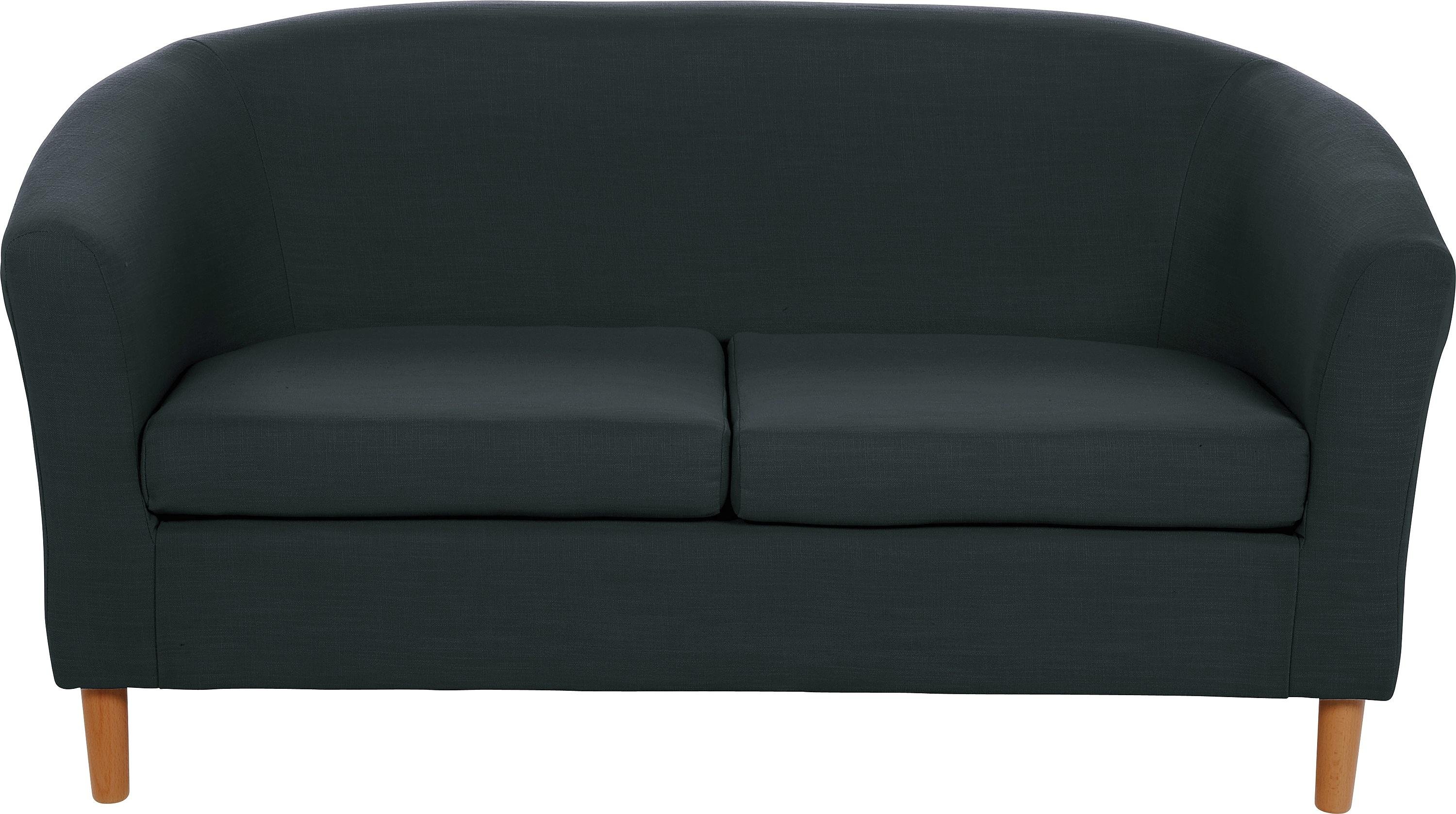 Argos Home 2 Seater Fabric Tub Sofa Black (2375850) Argos Price