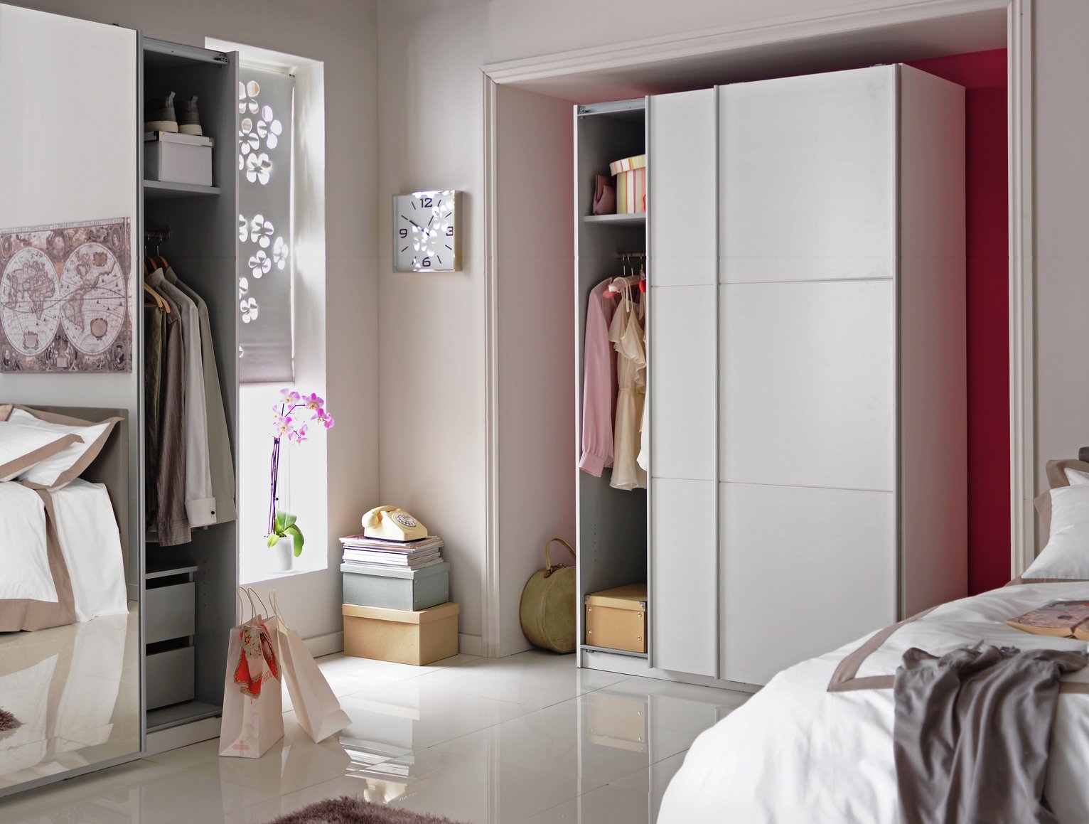 Buy Hygena Bergen 2 Door Small Sliding Wardrobe White at Argos.co.uk