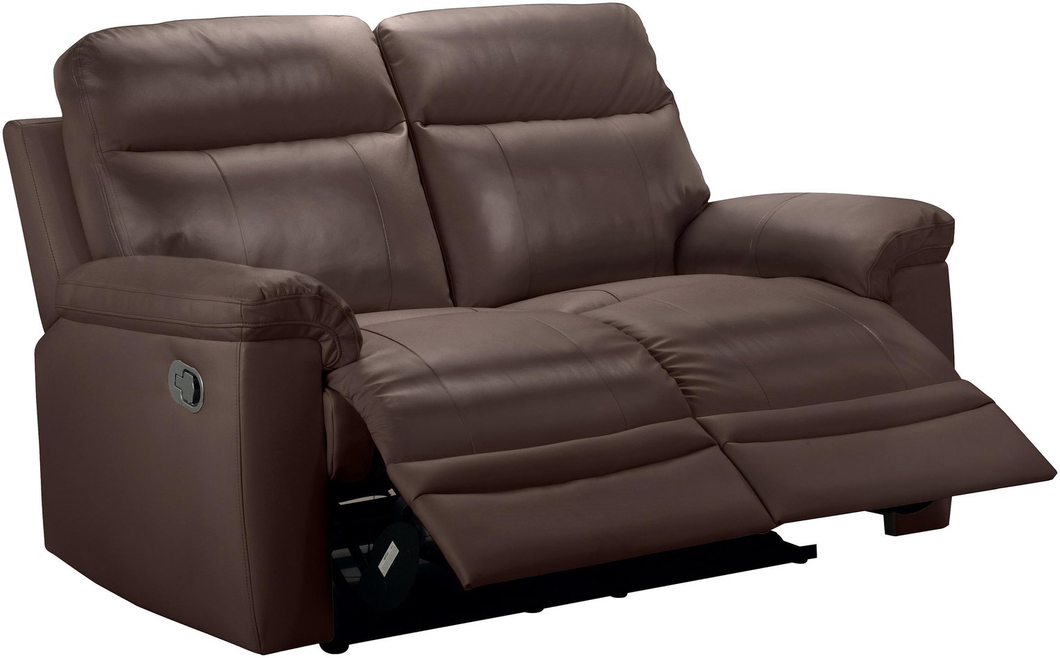 Argos Home Paolo 2 Seater Manual Recliner Sofa Brown (2596677
