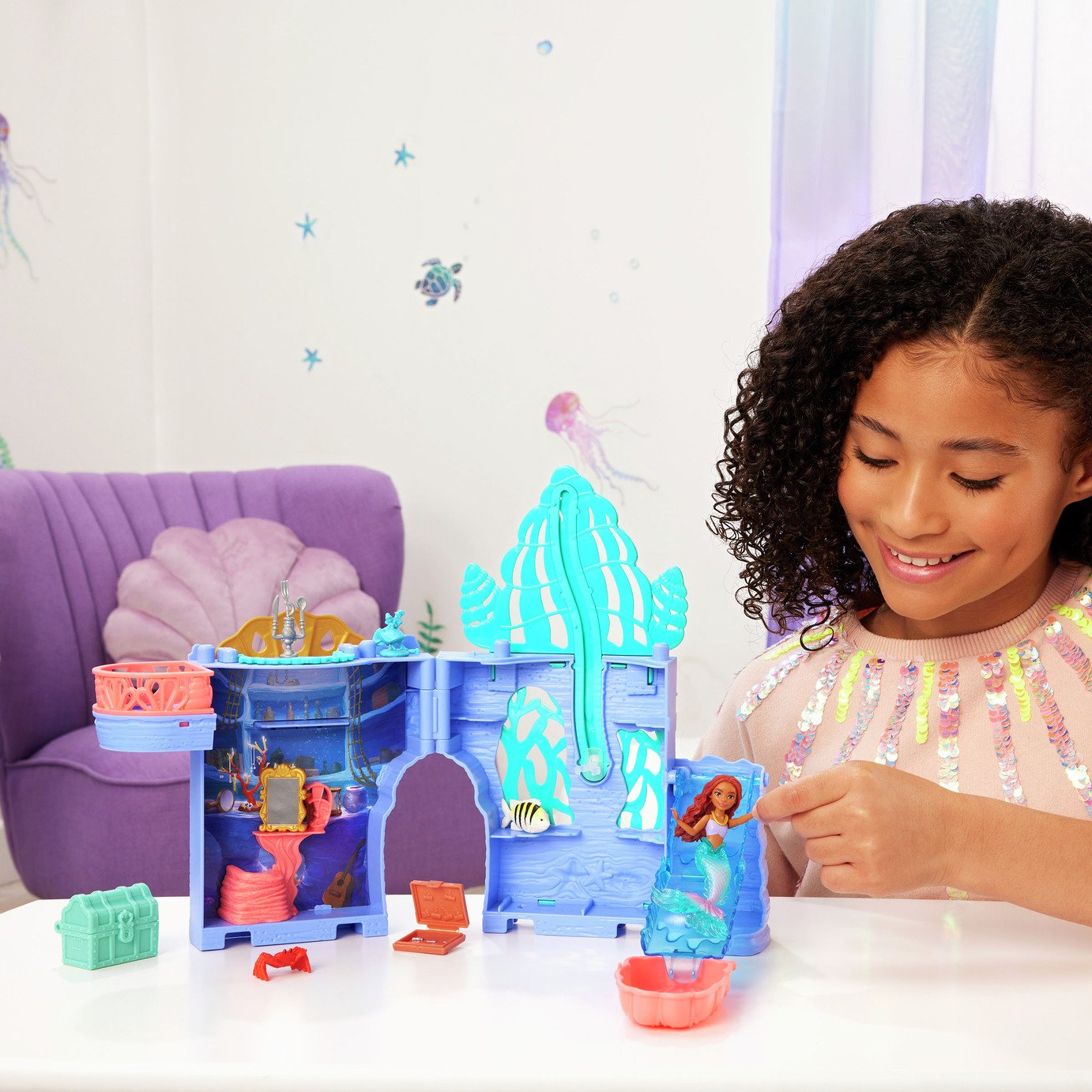 The Little Mermaid Storytime Stackers Ariel Grotto Playset Review Toy