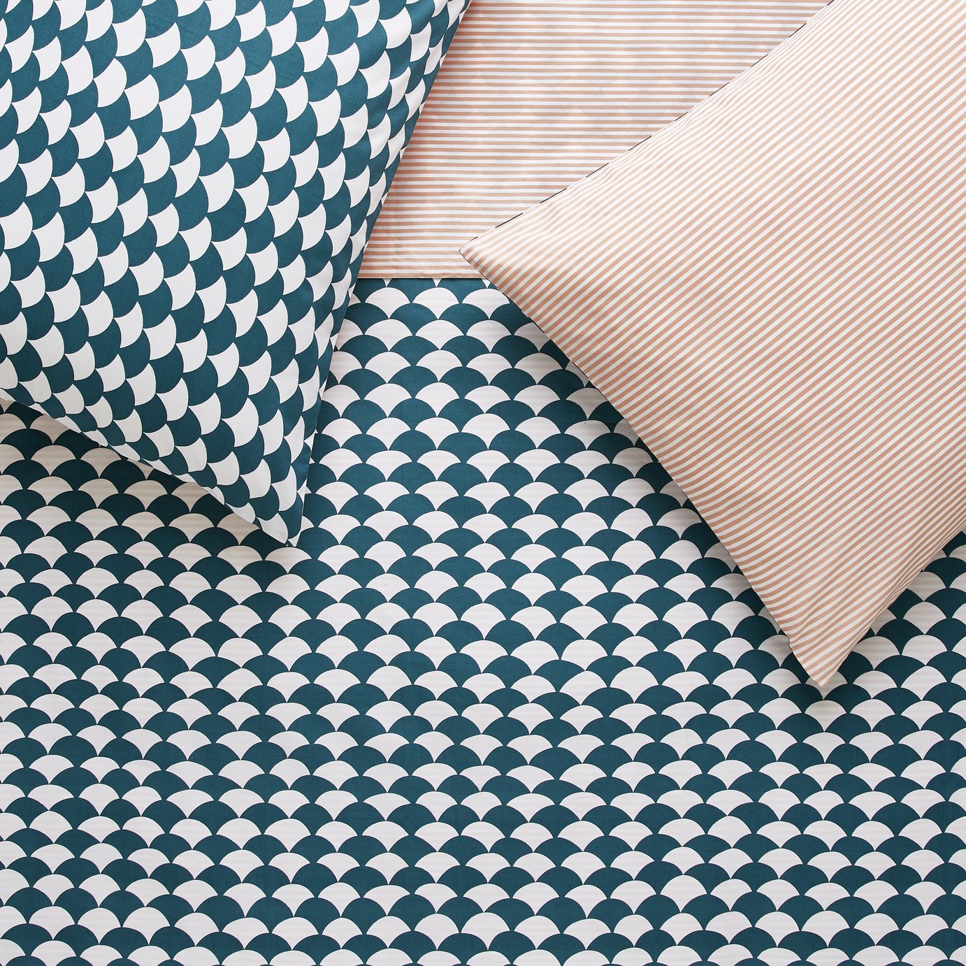 Habitat Scallop Teal & Pink Bedding Set Reviews Updated January 2023