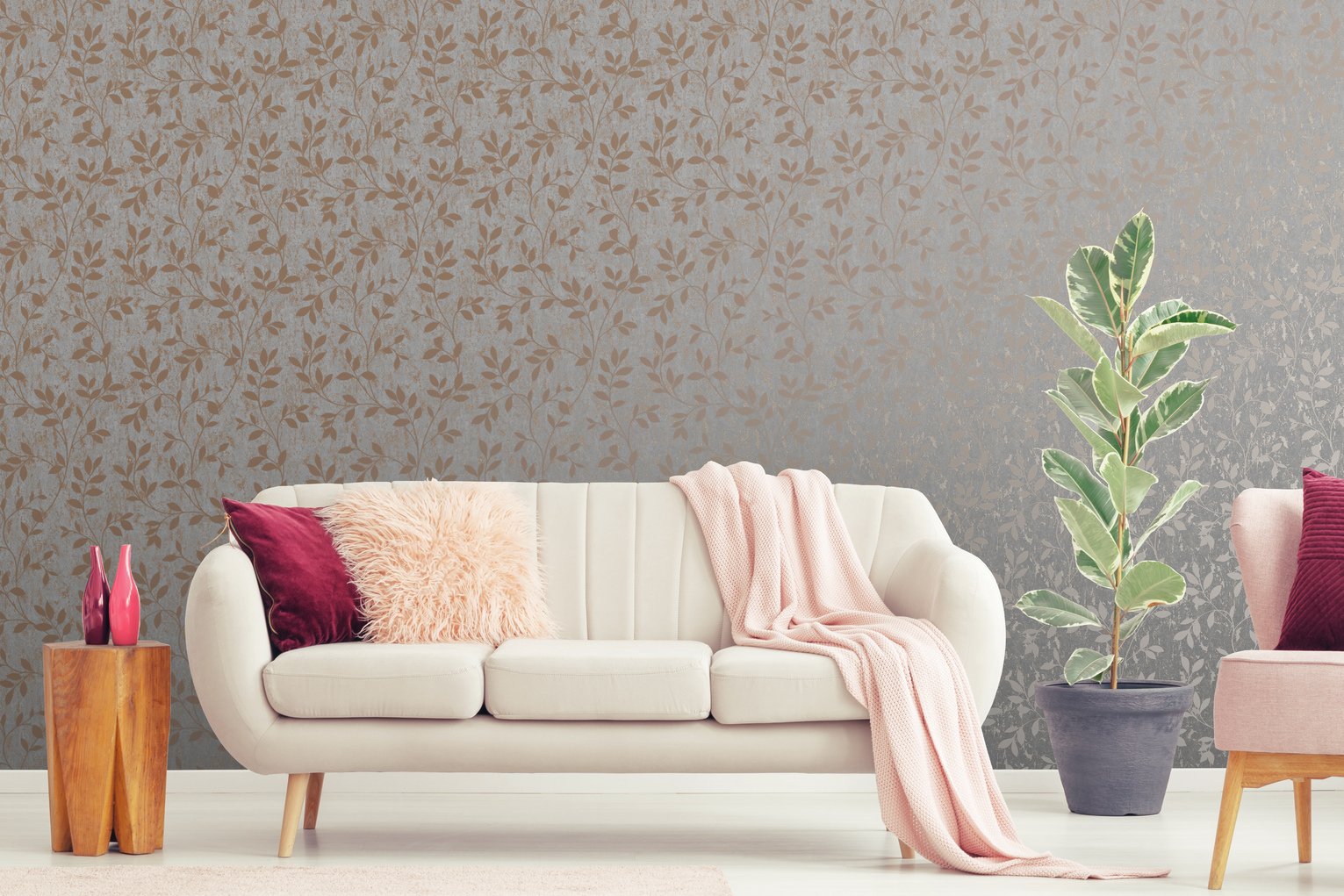 Superfresco Milan Trail Rose Gold Wallpaper (3158265) Argos Price