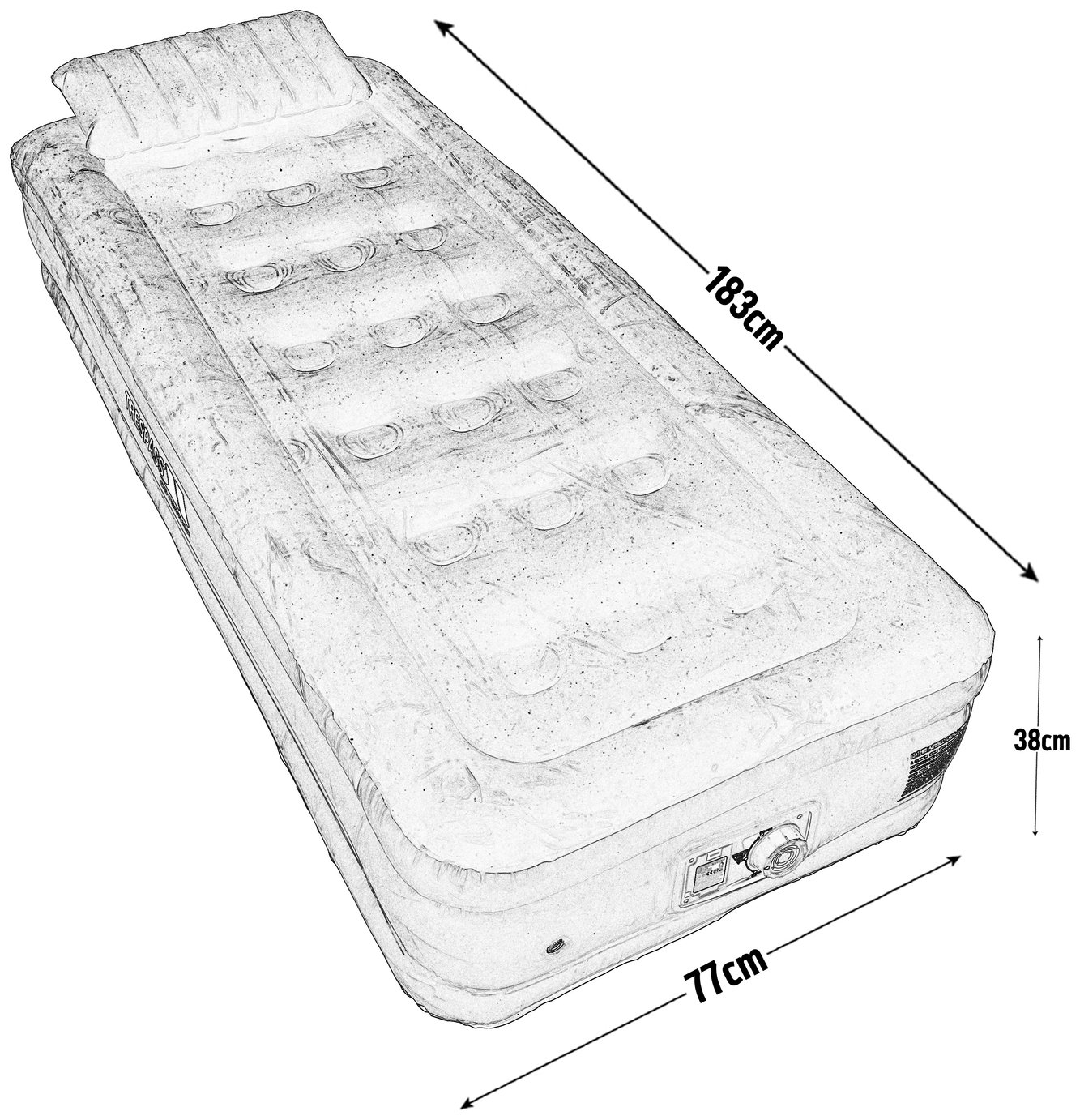 Trespass Single Premium Raised Airbed Reviews