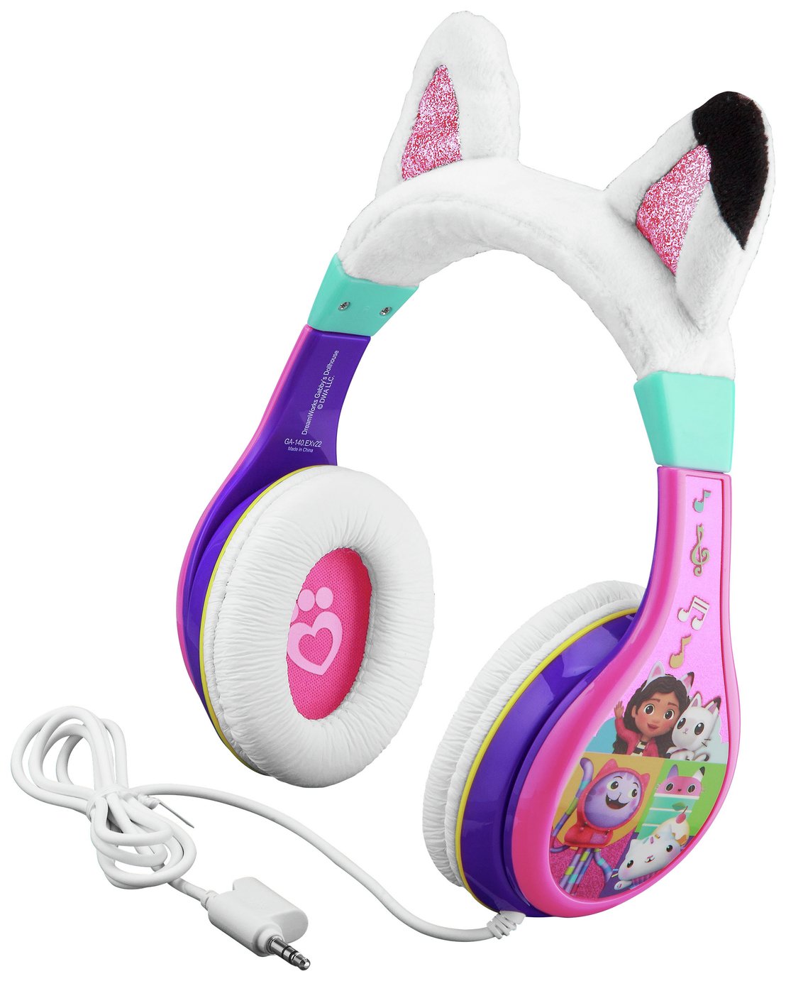 eKids Gabby's Dollhouse Wired Headphones (3202393) Argos Price