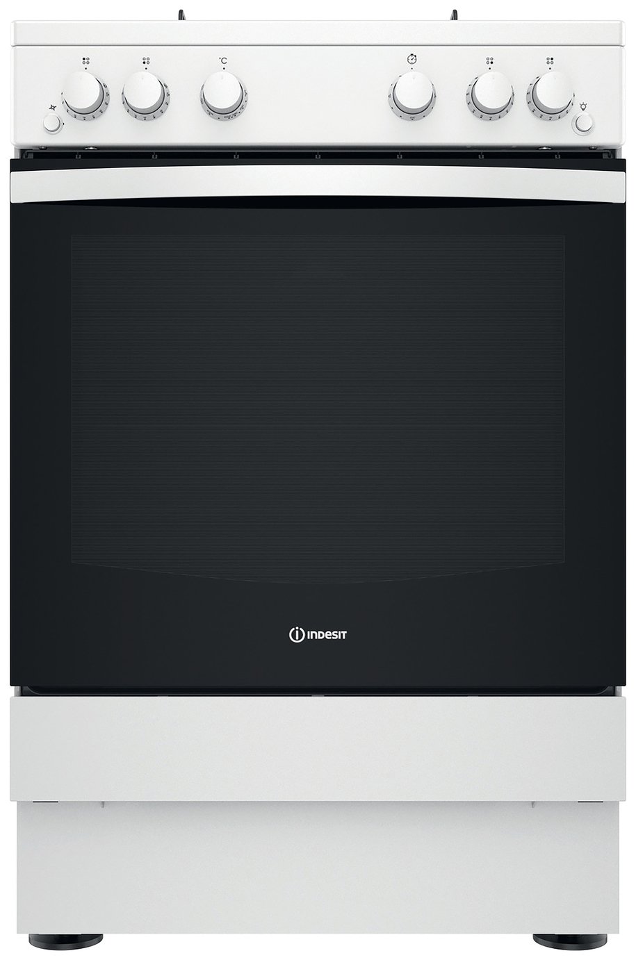 Indesit IS67G1PMW/UK 60cm Single Oven Gas Cooker White (3208452