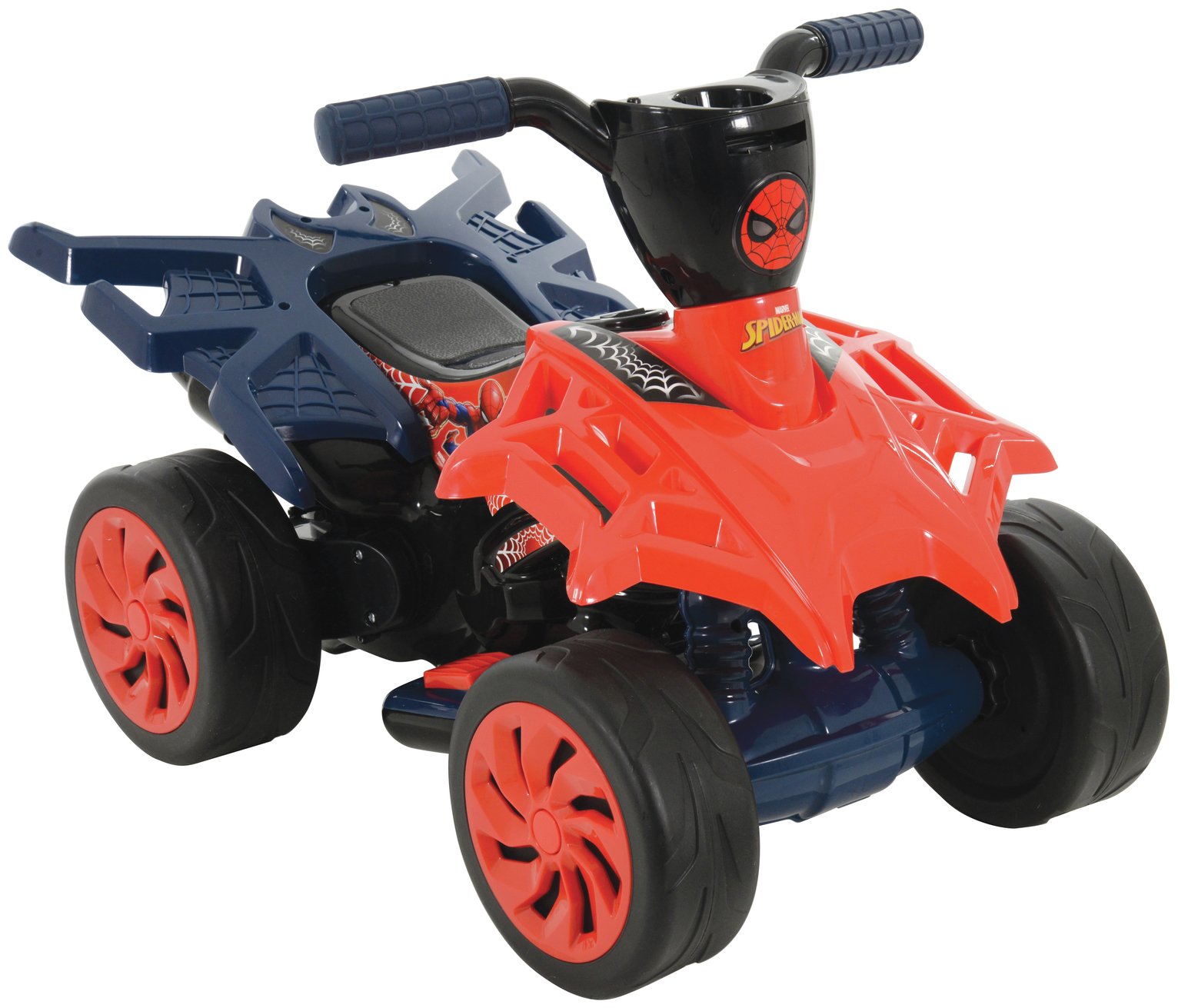 Marvel Spiderman 6V Web Slinger Mini Quad Powered Vehicle Review - Toy