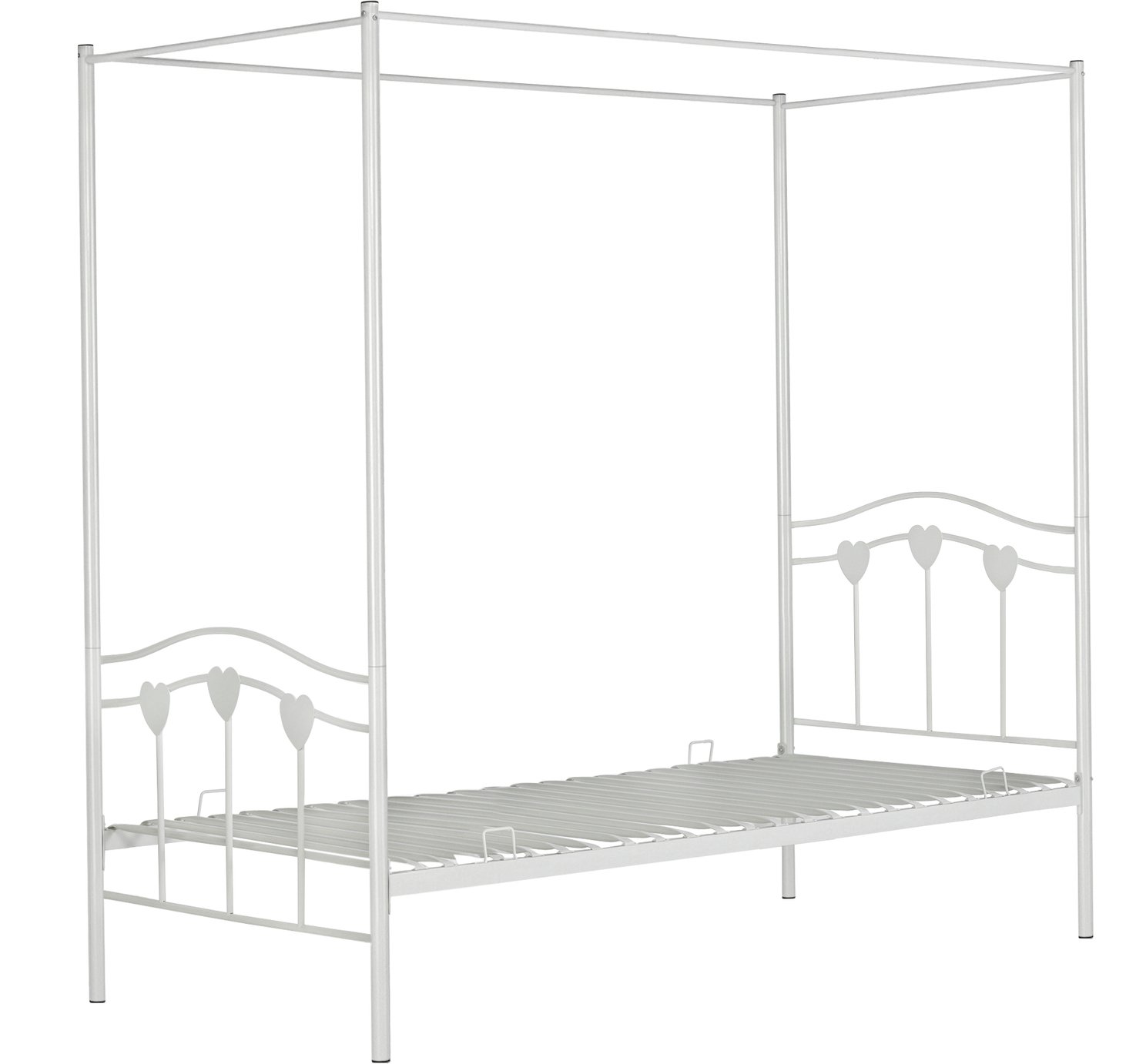 Argos Home Hearts Single 4 Poster Metal Bed Frame Reviews Updated