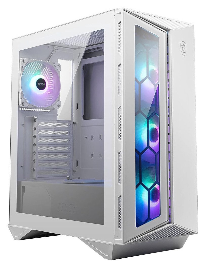 MSI MPG GUNGNIR 110 Series Mid Tower Computer Case White (3343317