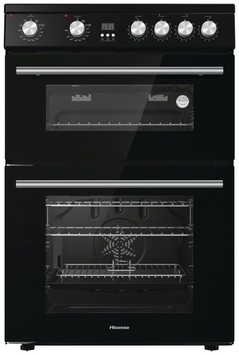Hisense HDE3211BIBUK 60cm Double Oven Electric Cooker Black (3364729