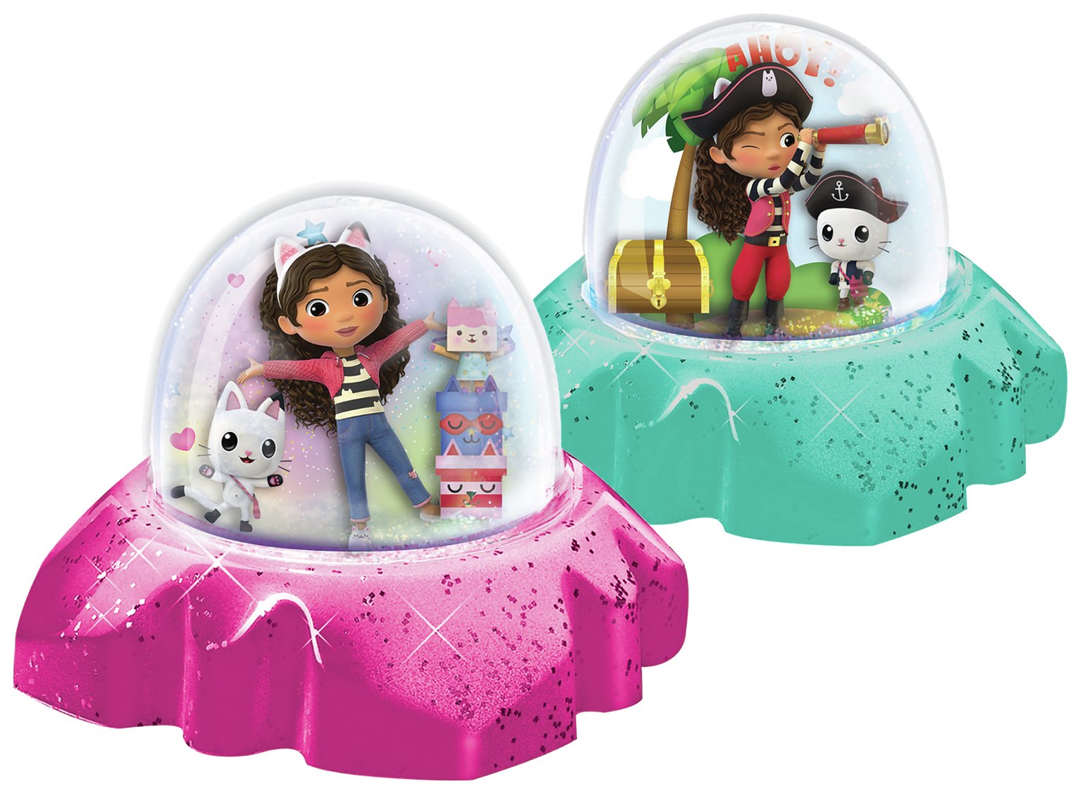 Gabby's Dollhouse Glitter Domes (3369016) Argos Price Tracker