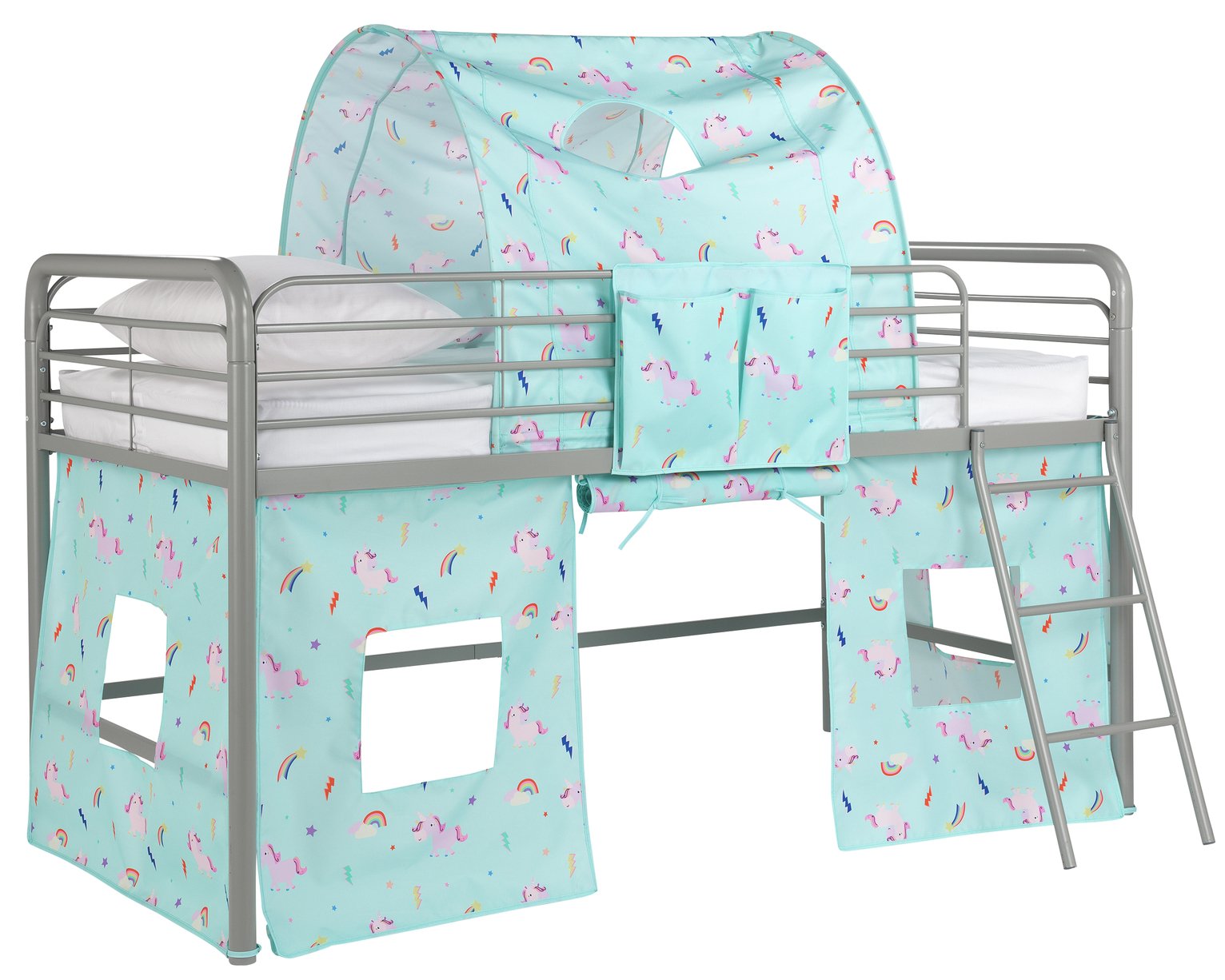 Argos Home Unicorn Tunnel & Tent Pack for Kids Mid Sleeper Reviews